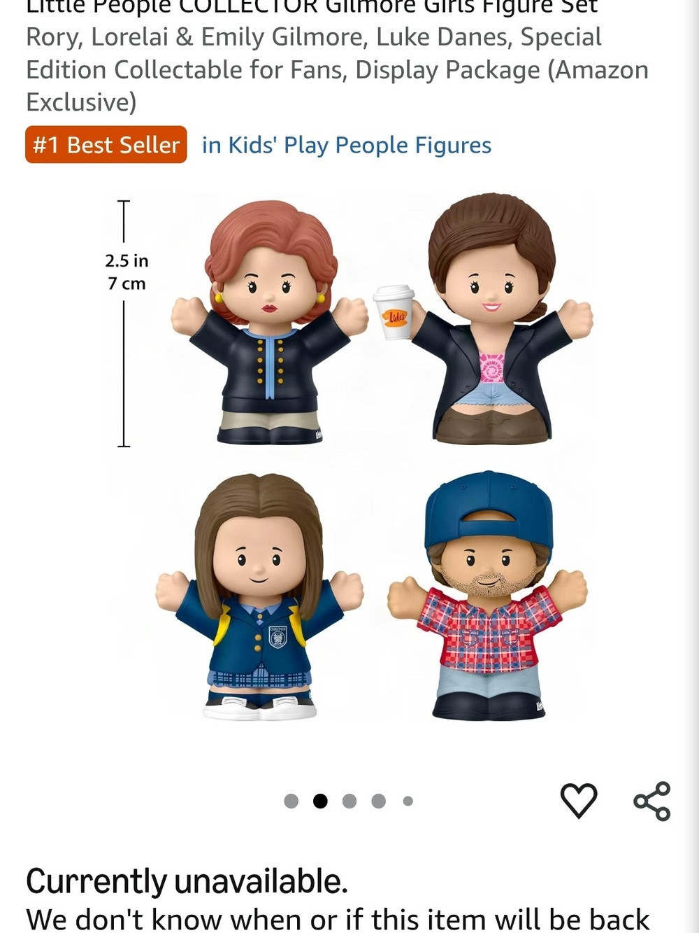 Fisher-Price Little People Gilmore Girls Figure Set - Picture 2 of 7